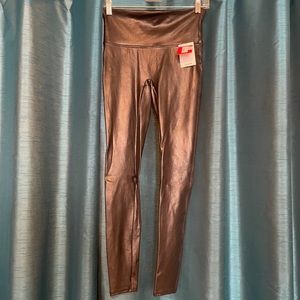 SPANX faux leather black leggings